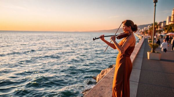 Transformez votre cérémonie à Nice avec un violoniste personnalisé